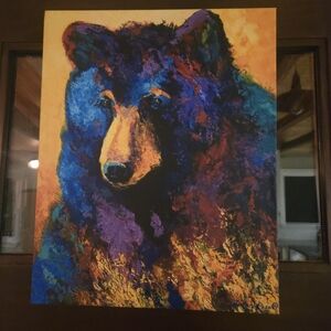 Colorful Bear Art Print